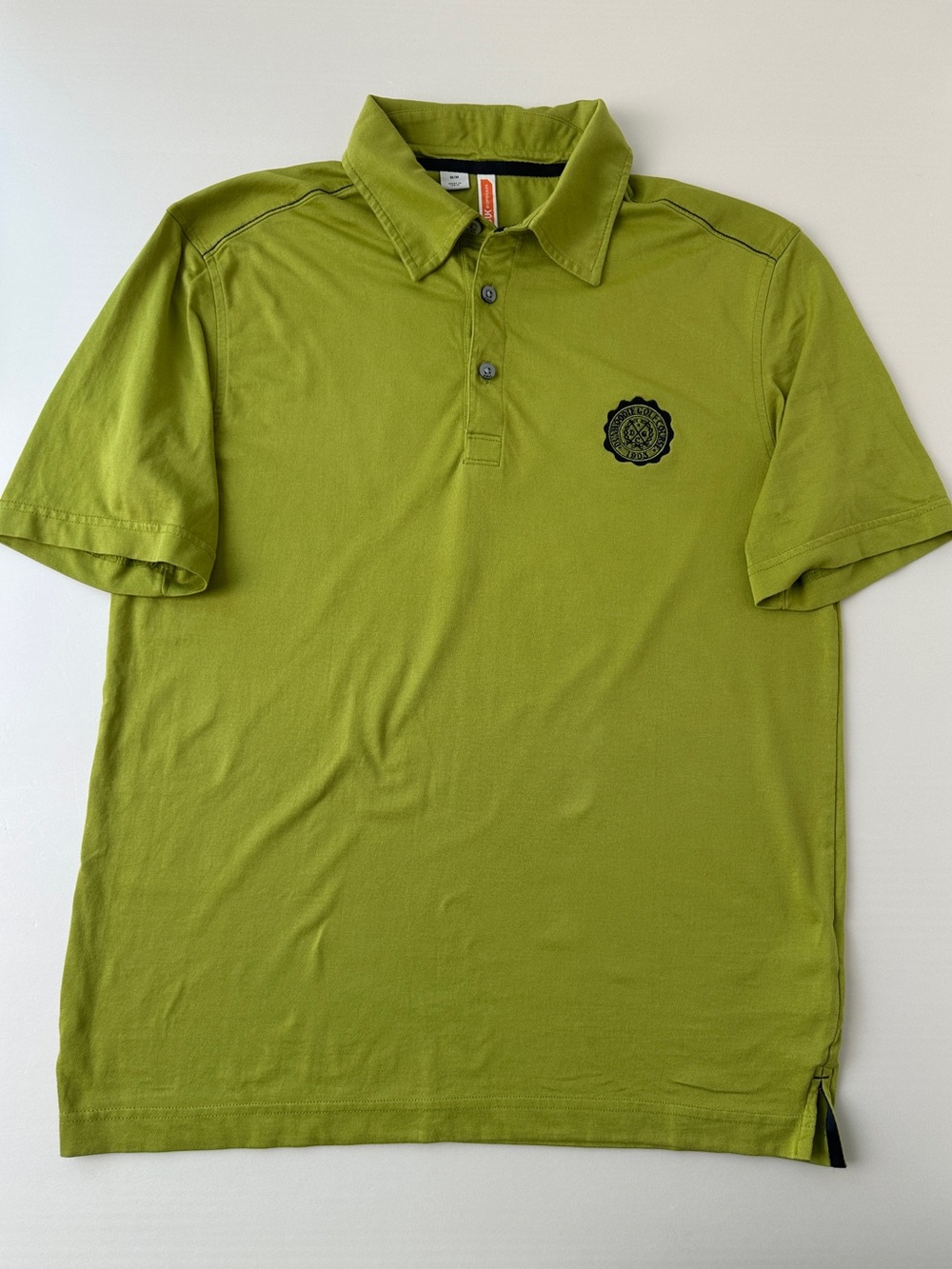 Cutter Buck Dunwoody Golf Course Polo Shirt Mens Medium Green Embroidery